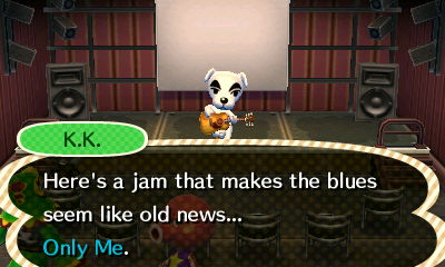 K.K.: Here's a jam that makes the blues seem like old news... Only Me.