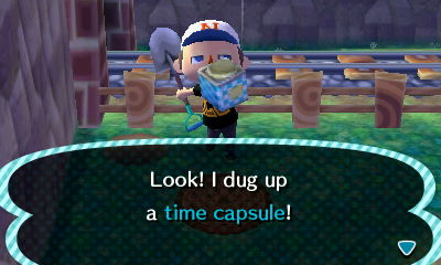 Look! I dug up a time capsule!