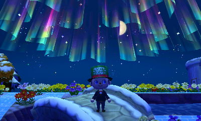 The northern lights from my bridge.