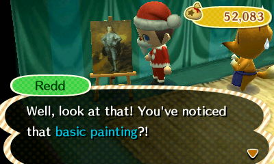 Redd: Well, look at that! You've noticed that basic painting?!