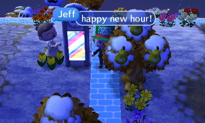 Jeff: Happy new hour!