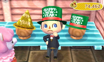 New Year's hats on sale at Re-Tail.