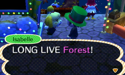 Isabelle: LONG LIVE Forest!