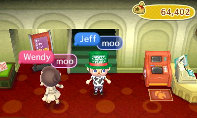 Jeff and Wendy, in unison: Moo.