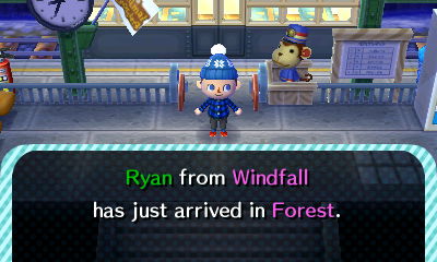 Ryan from Windfall has just arrived in Forest.