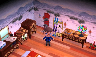 My new ski slope wall.