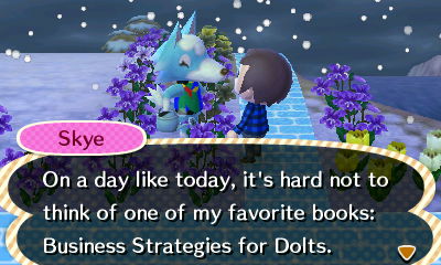 Skye: On a day like today, it's hard not to think of one of my favorite books: Business Strategies for Dolts.