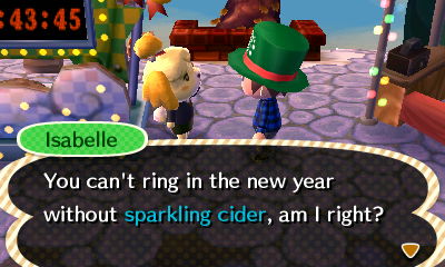 Isabelle: You can't ring in the new year without sparkling cider, am I right?