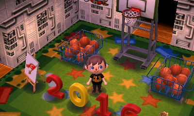 An industrial wall and playroom rug.