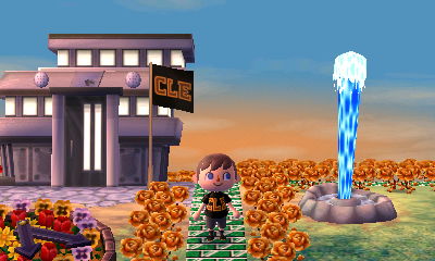 My new geyser as seen from near town hall.