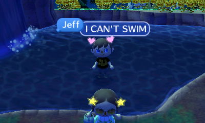 Jeff: I CAN'T SWIM!