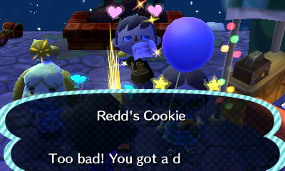 Redd's Cookie: Too bad! You got a d