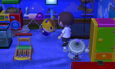 Hamet flips as he takes his medicine.