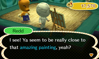 Redd: I see! Ya seem to be really close to that amazing painting, yeah?