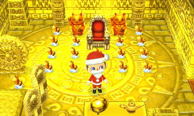 The gold room in the SpotPass home of Aminka from Shigtown.