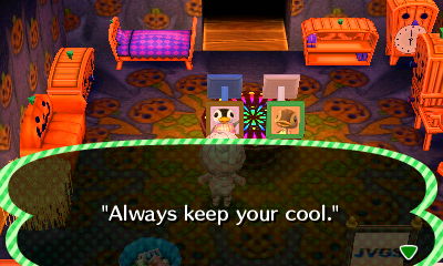 Quote on Aurora's pic: Always keep your cool.