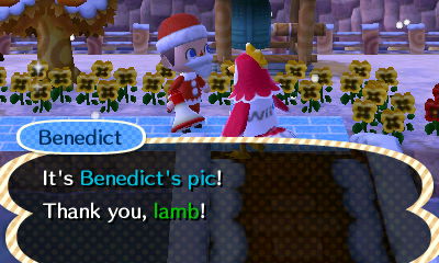 Benedict: It's Benedict's pic! Thank you, lamb!