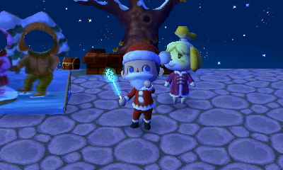 The blue glow wand that Isabelle gave me.