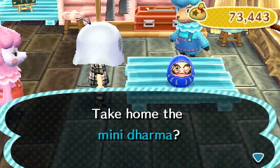 The mini dharma customized in blue.