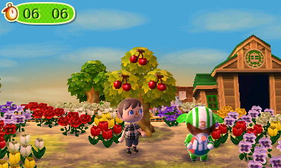 Big Top hiding behind a tree during a game of hide and seek.