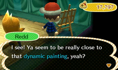 Redd: I see! Ya seem to be really close to that dynamic painting, yeah?