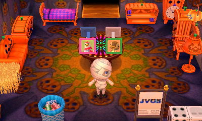 My spooky room after straightening it up a bit.