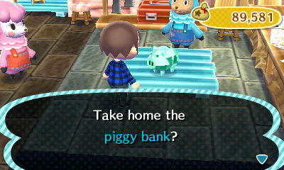 Take home the piggy bank?
