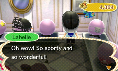 Labelle: Oh wow! So sporty and so wonderful!