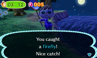 You caught a firefly! Nice catch!