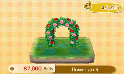 Flower arch PWP: 87,000 bells.