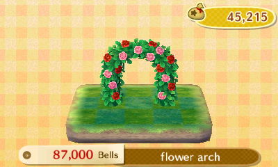 Flower arch PWP: 87,000 bells.