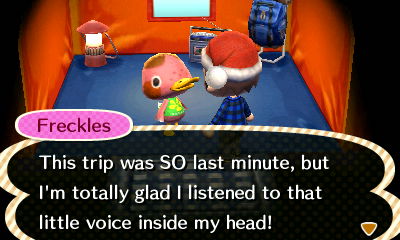 Freckles: This trip was SO last minute, but I'm totally glad I listened to that little voice inside my head!