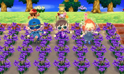 Celebrating a successful gardening tour.