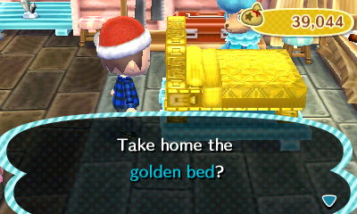 Take home the golden bed?