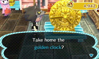 Take home the golden clock?