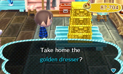 Take home the golden dresser?