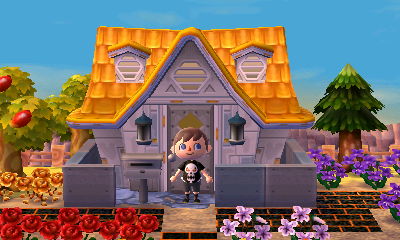 The golden roof on my otherwise astro themed house.