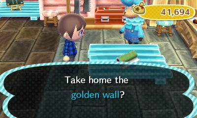 Take home the golden wall?