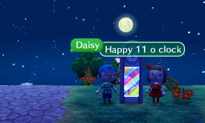 Daisy: Happy 11 o'clock!