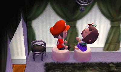 GIF of a headbutt battle between Jeff and Wendy.