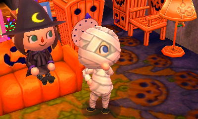 Wendy the witch and Jeff the mummy.