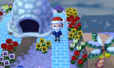 The igloo where campers camp in winter.