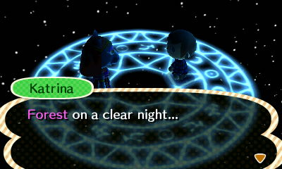 Katrina: Forest on a clear night...