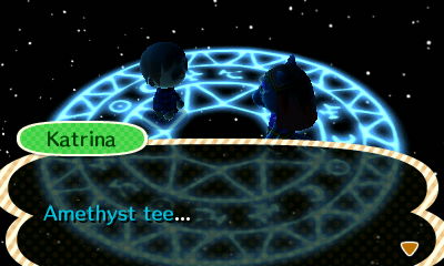 Katrina: Amethyst tee...