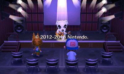 K.K. performs K.K. adventure for me and Tabby in Club LOL.