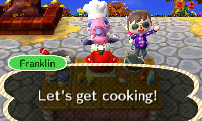 Franklin: Let's get cooking!