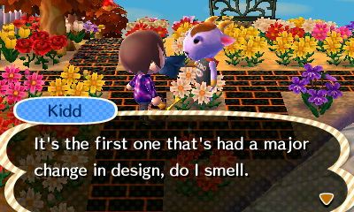 Kidd: It's the first one that's had a major change in design, do I smell.