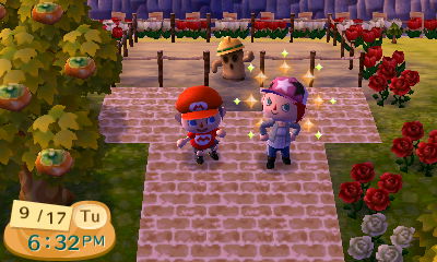 Maria's brick path and future PWP location in Arris.