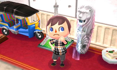 The merlion fountain that Gulliver sent me from Singapore.