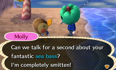 Molly: Can we talk for a second about your fantastic sea bass? I'm completely smitten!